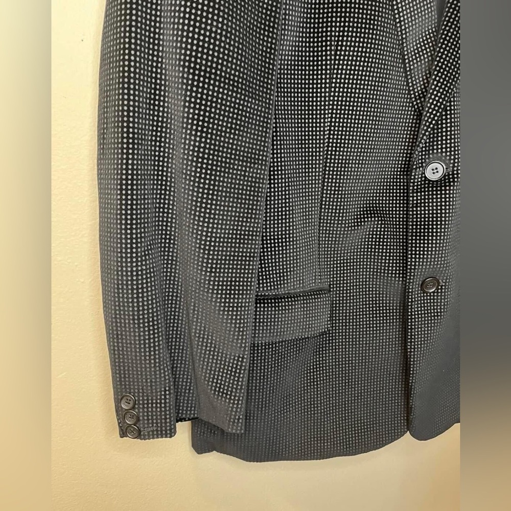 Versace Collection Men’s Suede Button Suit Jacket - Picture 5 of 13